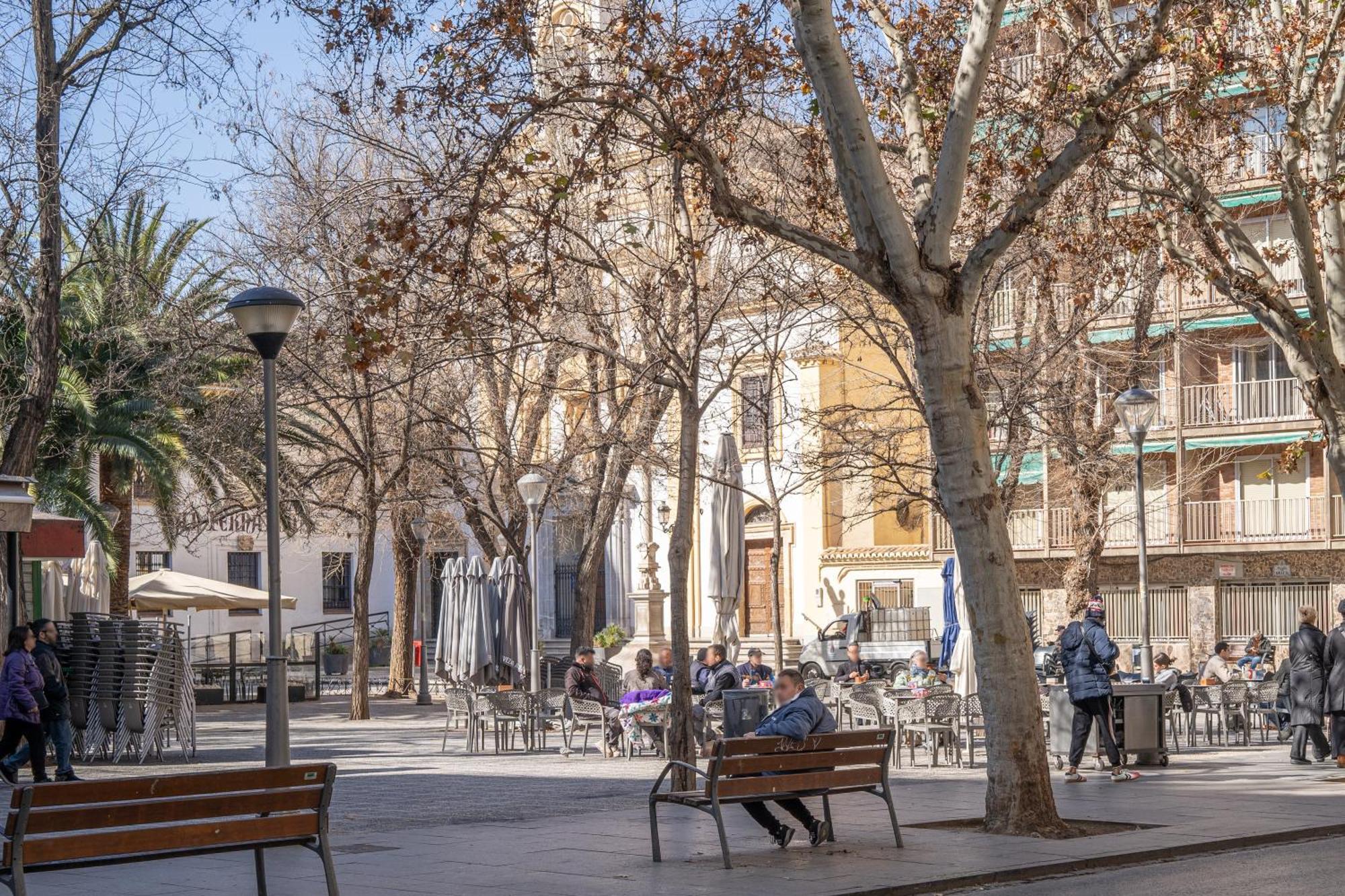 La Plaza, En El Centro Facil Acceso Y Parking Cercano Granada Bagian luar foto